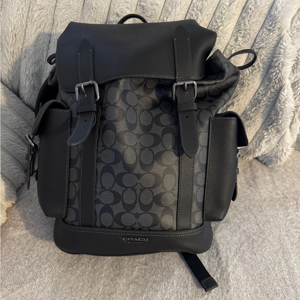 COACH In Signature Canvas Hitch Backpack